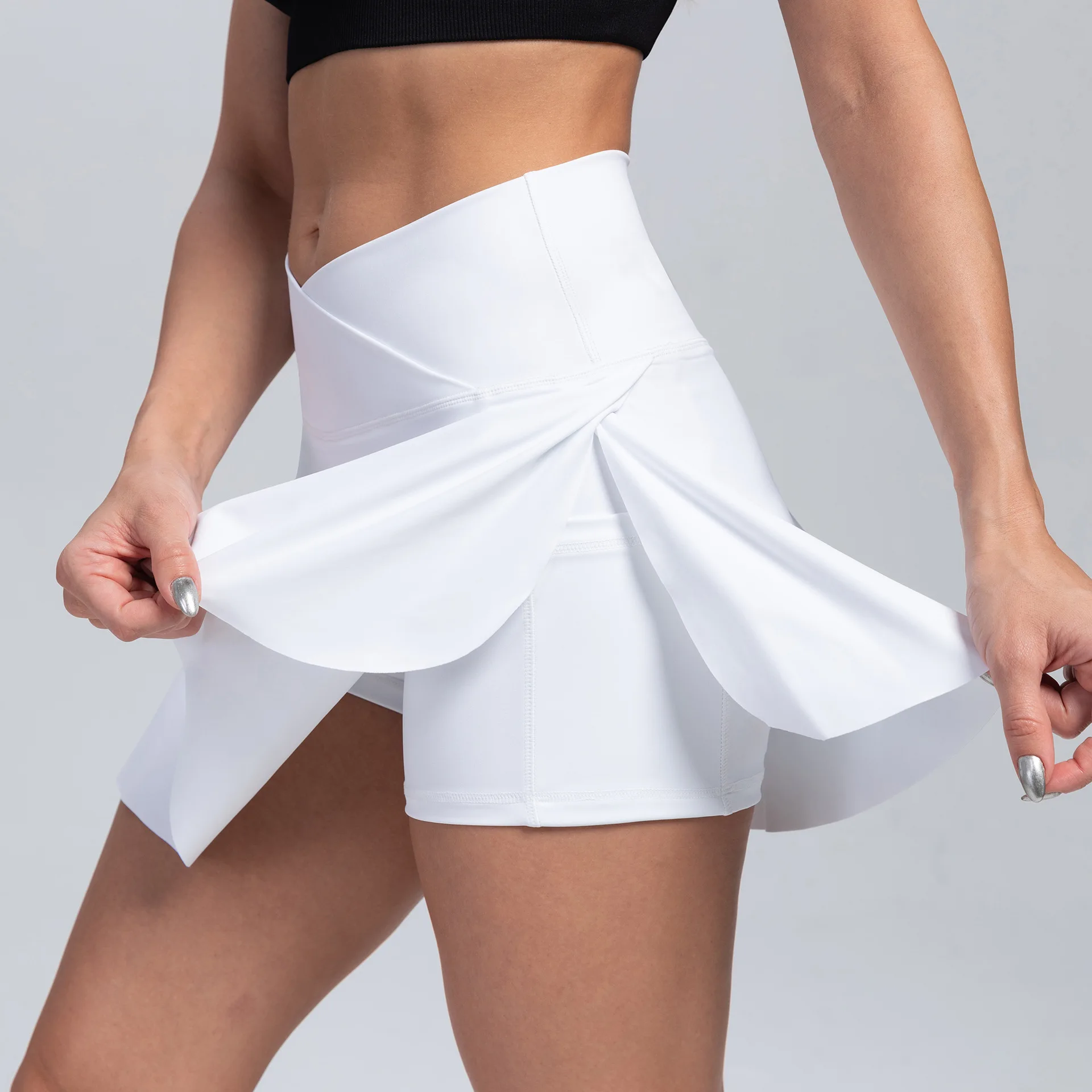 Yoga Fitness Dress - Odzież tenisowa damska, spódnica sportowa do