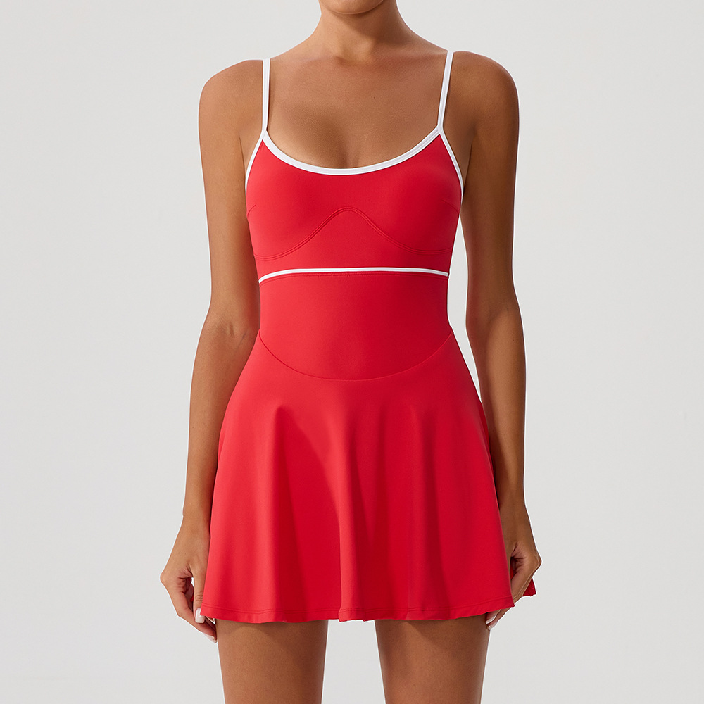 Sukienka tenisowa damska z kie – Yoga Fitness Dress recenzja i cena