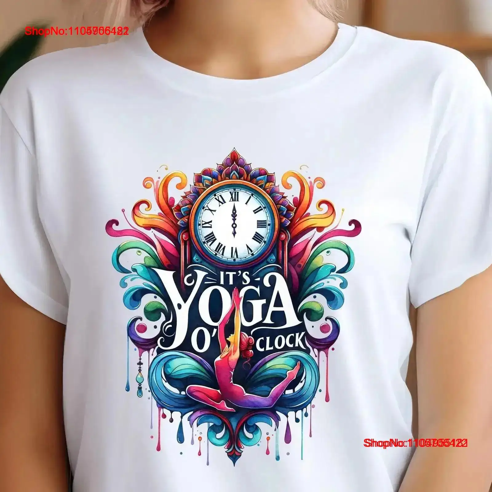 Koszulka do jogi It's O'Clock  – Yoga And Fitness Instructor recenzja i cena