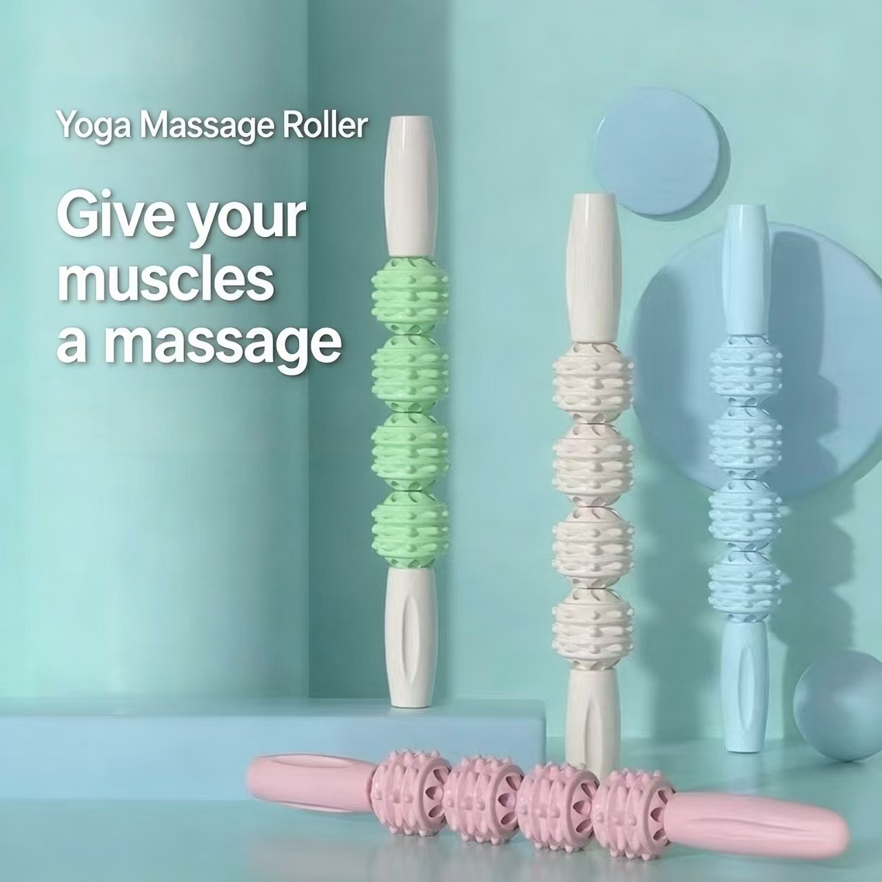 Wałek do masażu jogi z zębami  – Yoga Fitness Wheel recenzja i cena