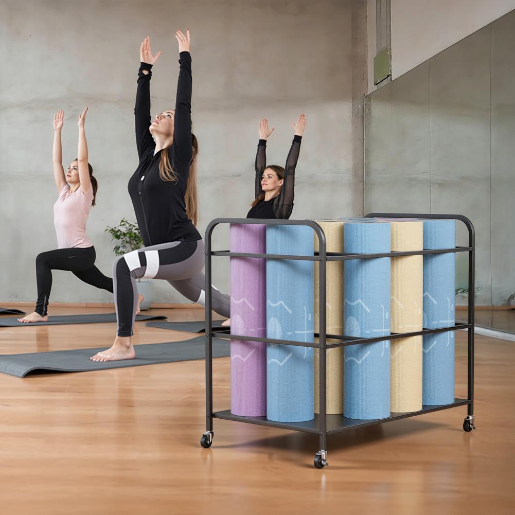 Stojak na maty do jogi z kółka – Yoga Fitness Room recenzja i cena