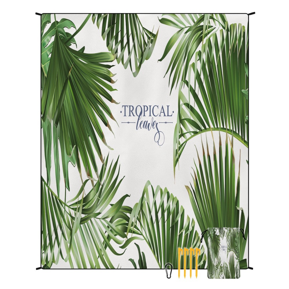 Ręcznik plażowy z motywem palm – Yoga Of Fitness Mat recenzja i cena