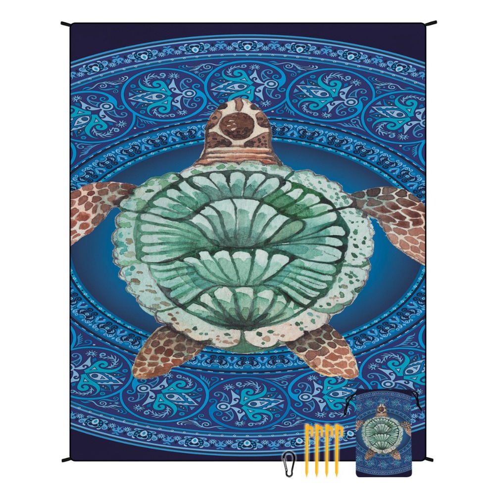 Ręcznik plażowy z motywem palm – Yoga Of Fitness Mat recenzja i cena