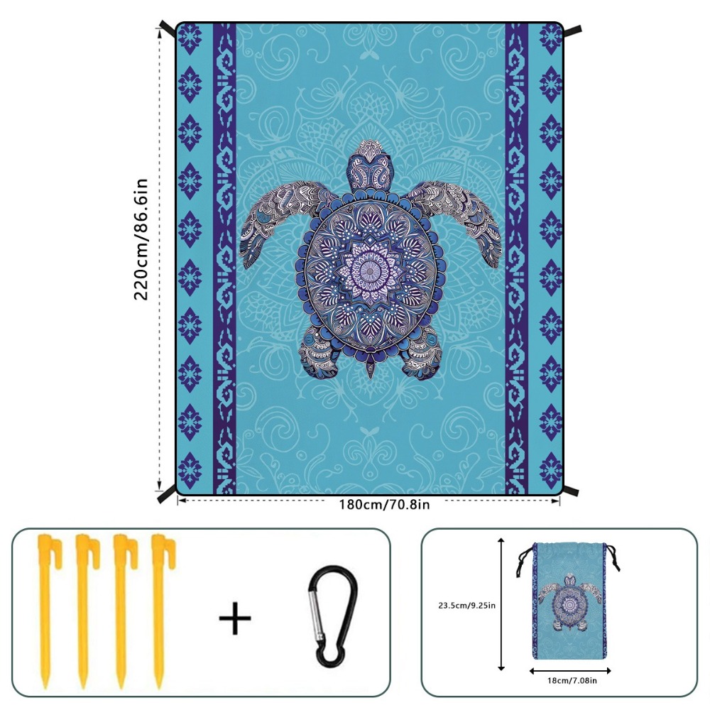 Ręcznik plażowy z motywem palm – Yoga Of Fitness Mat recenzja i cena